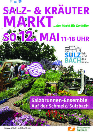 Plakat Salz- und Kräutermarkt