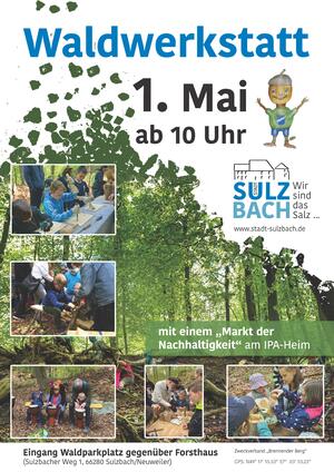 Plakat Waldwerkstatt 2024
